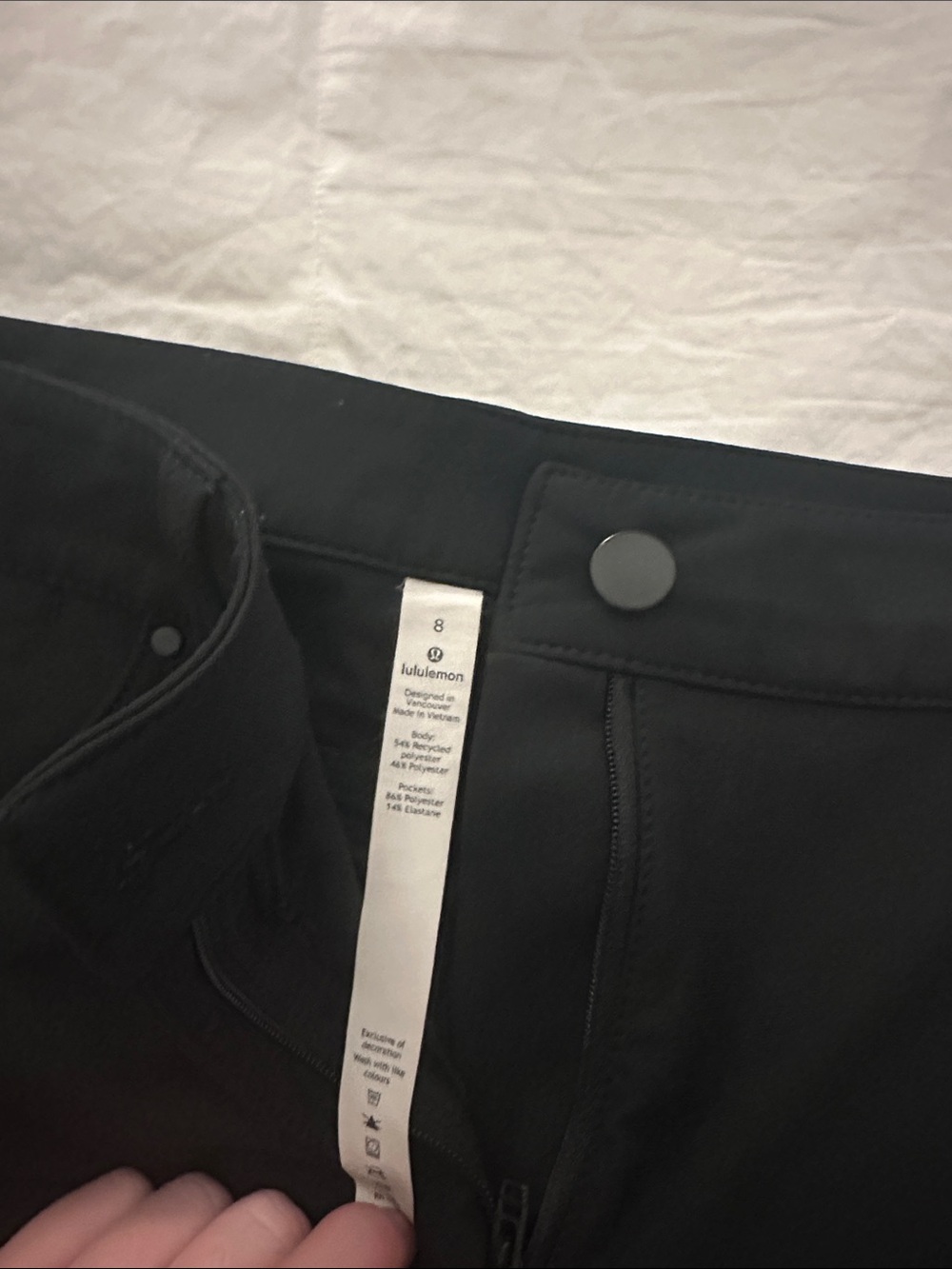 Lululemon Black Pants - Size 8